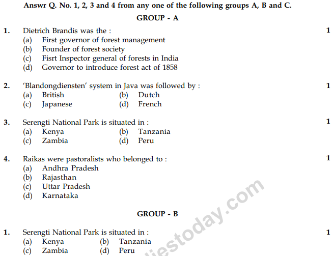 CBSE Class 9 Social Science Sample Paper Set 10